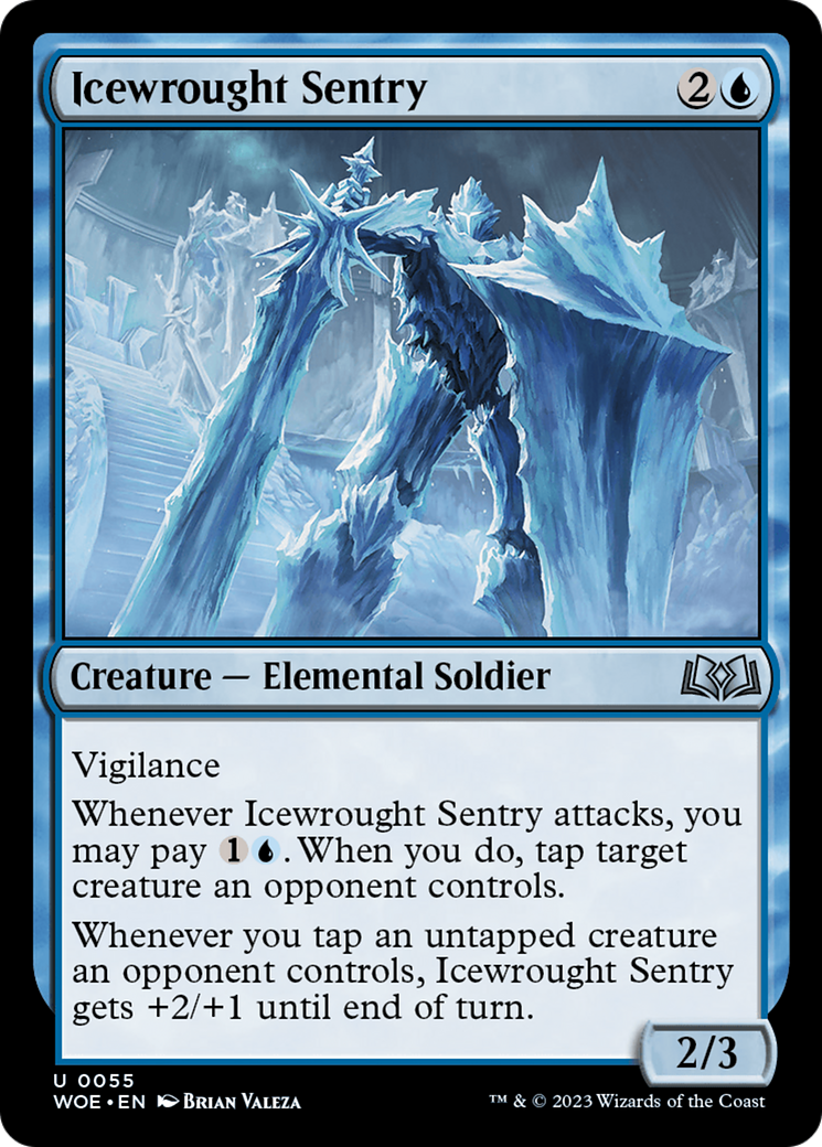 Image of Icewrought Sentry (WOE-055) - Wilds of Eldraine