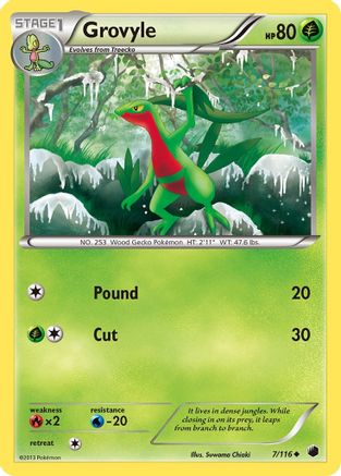 Image of Grovyle 007  Plasma Freeze - Uncommon