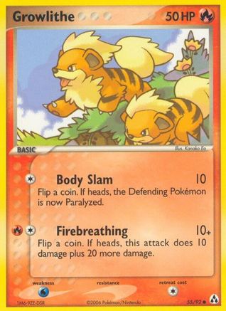 Image of Growlithe 055/92  Legend Maker - Common
