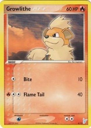 Image of Growlithe 004  EX Trainer Kit 2 Plusle & Minun - Common