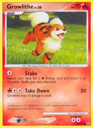 Image of Growlithe 063  Rising Rivals - Common