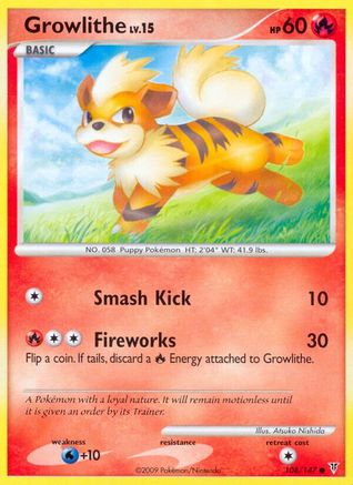 Image of Growlithe 108  Supreme Victors - Common