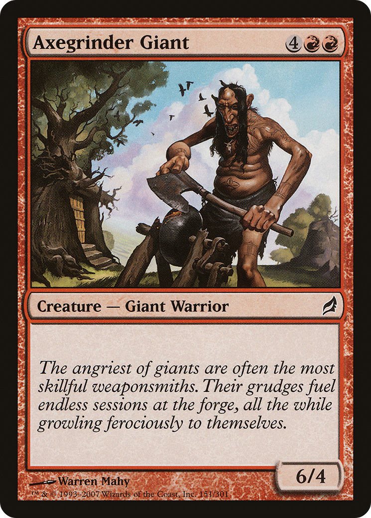 Image of Axegrinder Giant (LRW-151) - Lorwyn