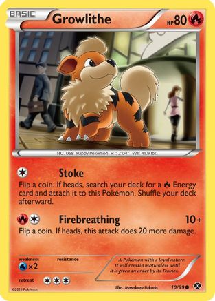 Image of Growlithe (10) 010  Next Destinies - Common