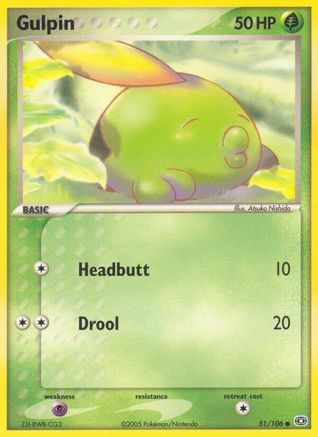 Image of Gulpin 051  Emerald - Common