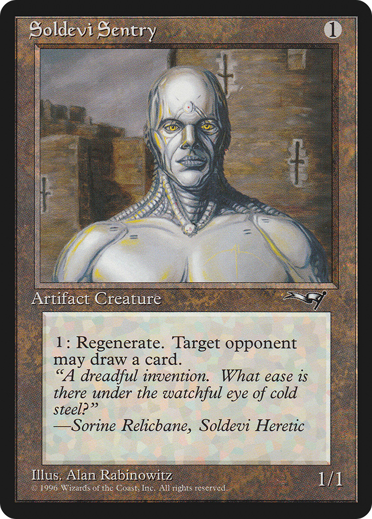 Image of Soldevi Sentry (Close-Up) (ALL-176) - Alliances