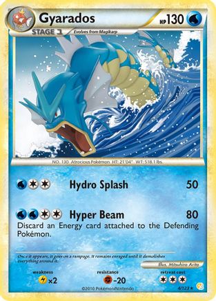 Image of Gyarados 004  - Holofoil HeartGold SoulSilver - Holo Rare