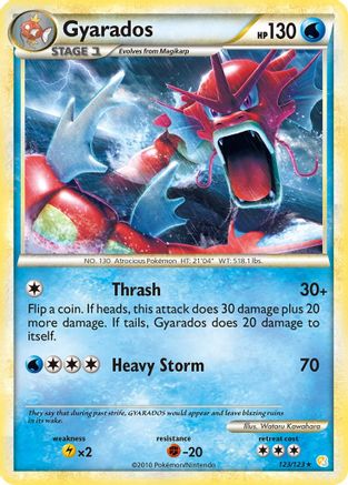 Image of Gyarados (Red) 123  - Reverse Holofoil HeartGold SoulSilver - Holo Rare