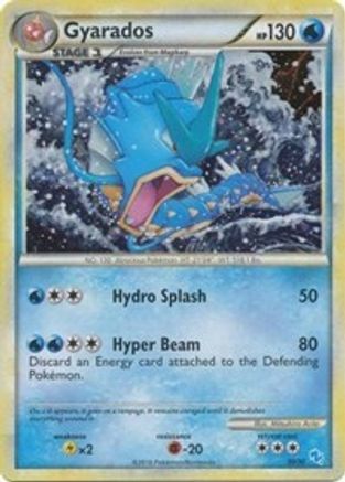 Image of Gyarados (#30 Holo) 030  - Holofoil HGSS Trainer Kit Gyarados & Raichu - Common