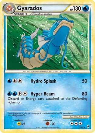 Image of Gyarados 007  - Reverse Holofoil Call of Legends - Holo Rare