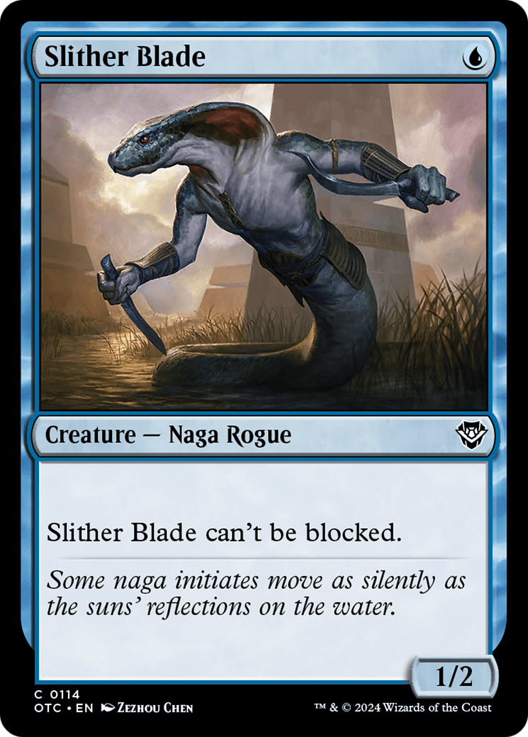 Image of Slither Blade (OTC-114) - Outlaws of Thunder Junction Commander