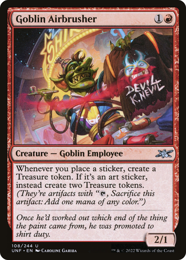 Image of Goblin Airbrusher (UNF-108) - Unfinity
