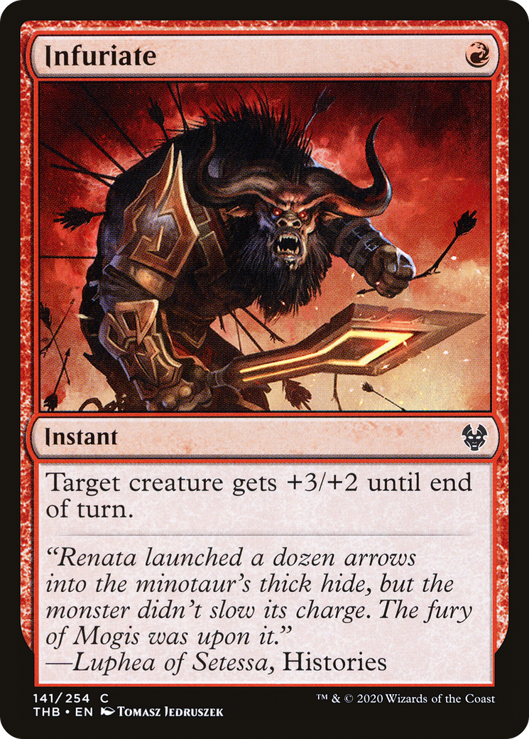 Image of Infuriate (THB-141) - Theros Beyond Death Foil