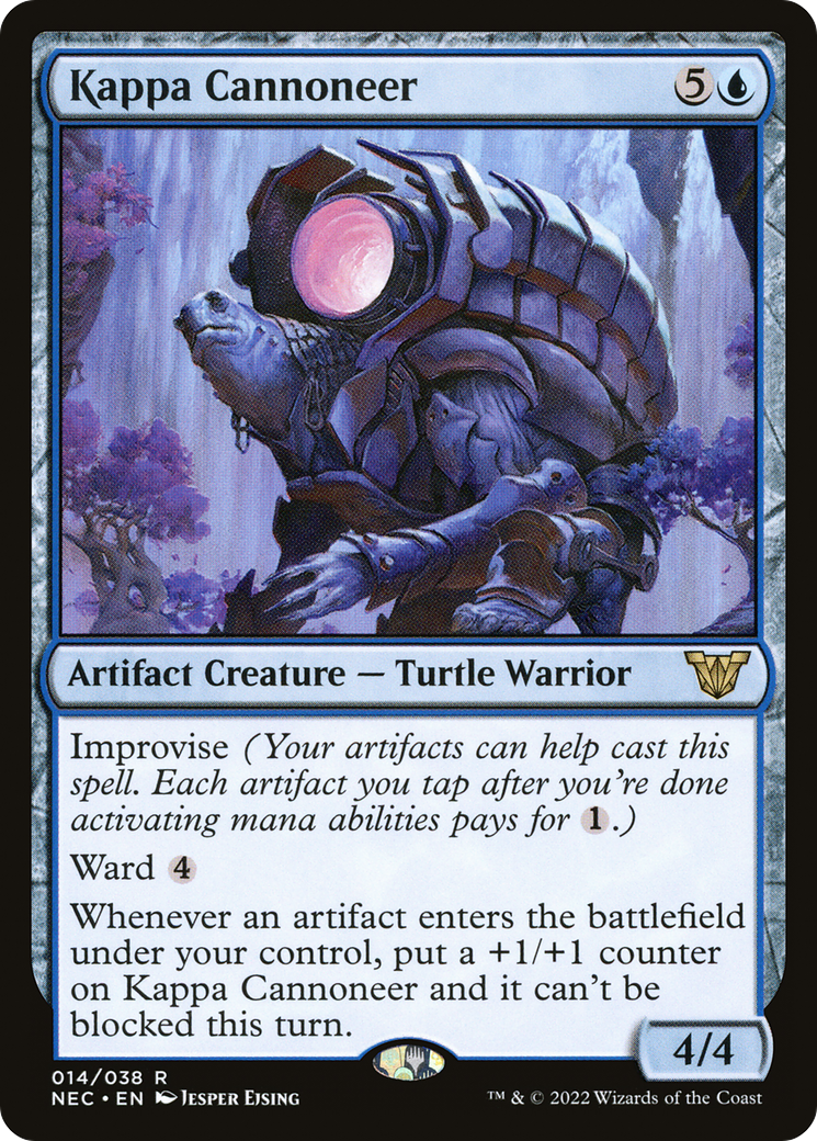 Image of Kappa Cannoneer (NEC-014) - Neon Dynasty Commander