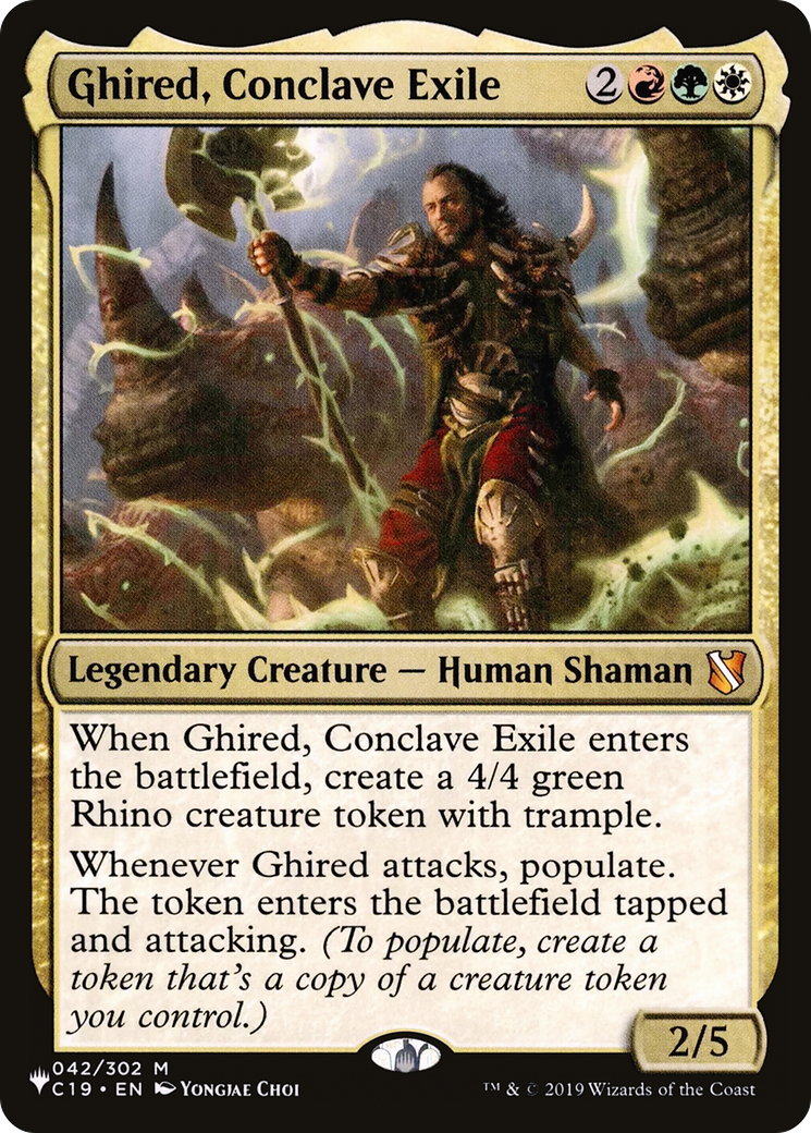 Image of Ghired, Conclave Exile (LIST-C19-42) - The List