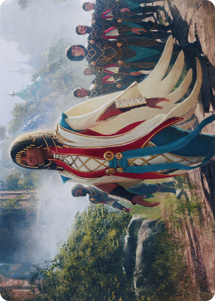 Image of Queen Kayla bin-Kroog // Queen Kayla bin-Kroog (ABRO-039) - The Brothers' War Art Series (Borderless) Foil