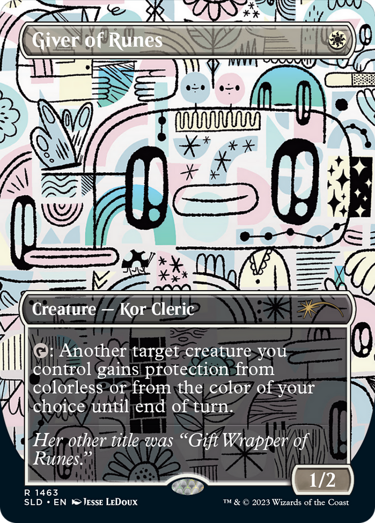 Image of Giver of Runes (SLD-1463) - Secret Lair Drop (Borderless)