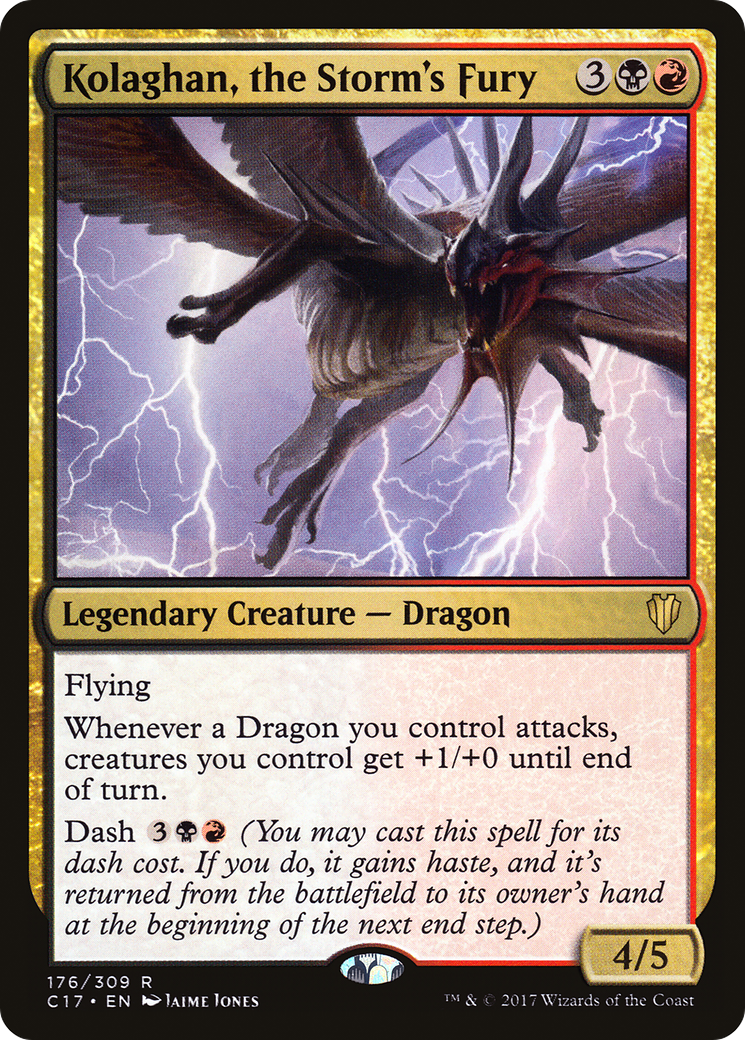 Image of Kolaghan, the Storm's Fury (C17-176) - Commander 2017
