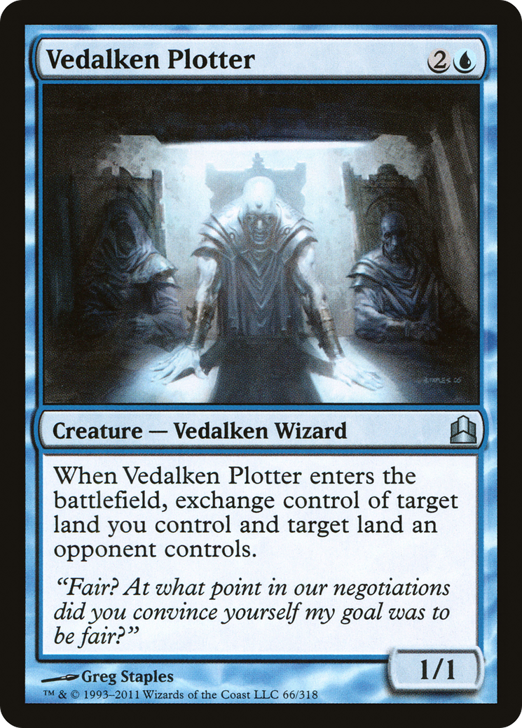 Image of Vedalken Plotter (CMD-066) - Commander 2011