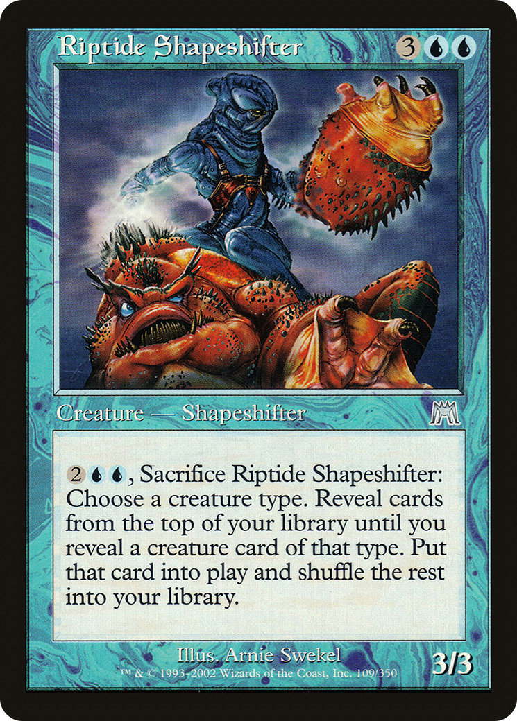 Image of Riptide Shapeshifter (ONS-109) - Onslaught Foil