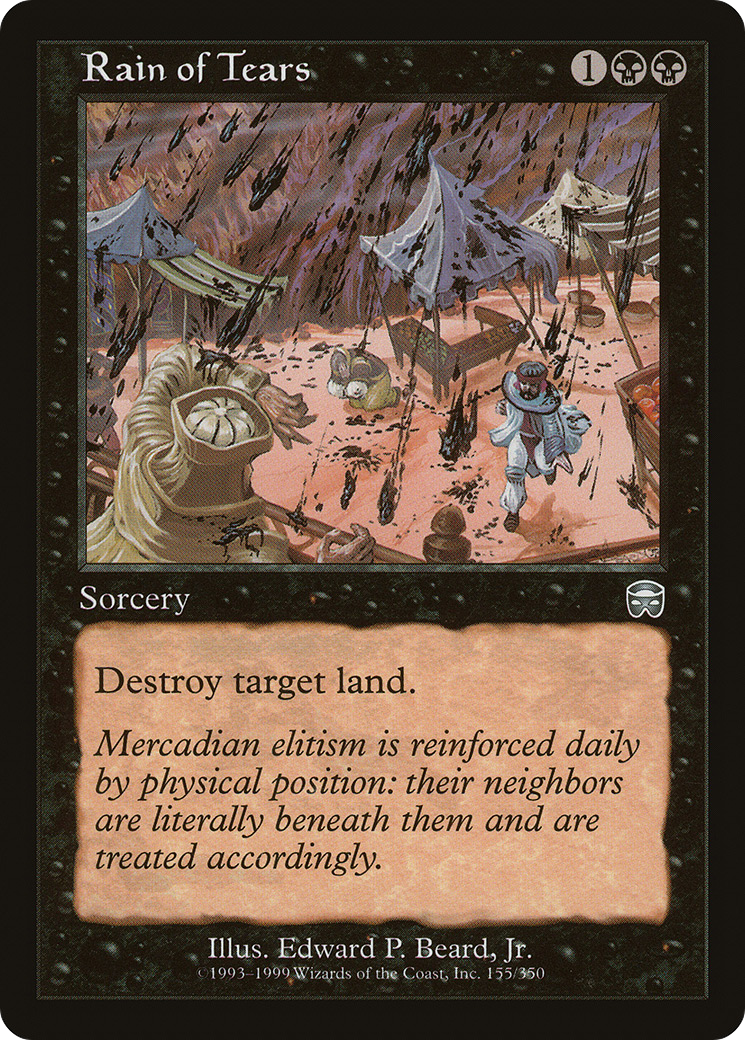 Image of Rain of Tears (MMQ-155) - Mercadian Masques Foil