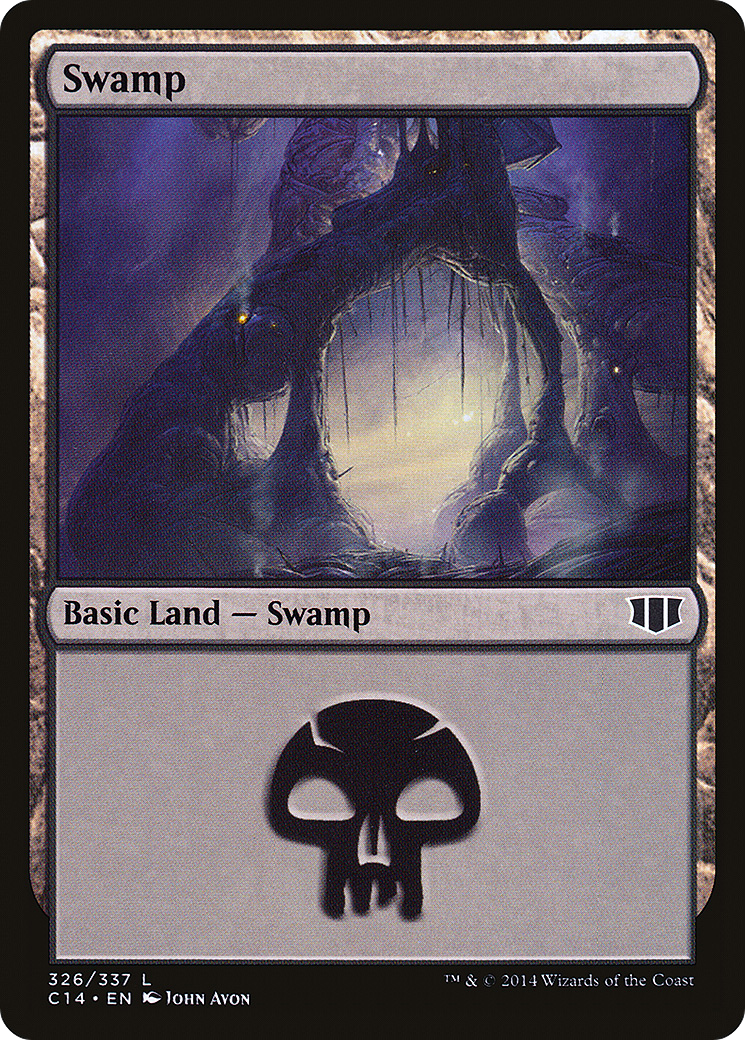 Image of Swamp (326) (C14-326) - Commander 2014