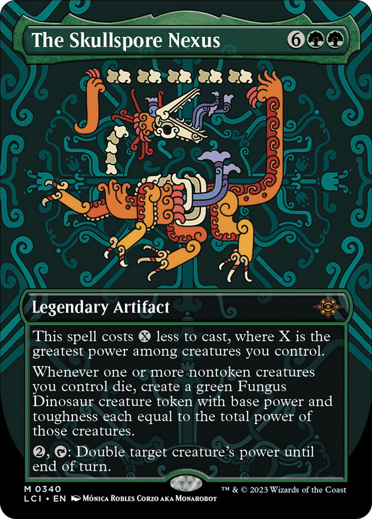 Image of The Skullspore Nexus (Borderless) (LCI-340) - The Lost Caverns of Ixalan (Borderless) Foil
