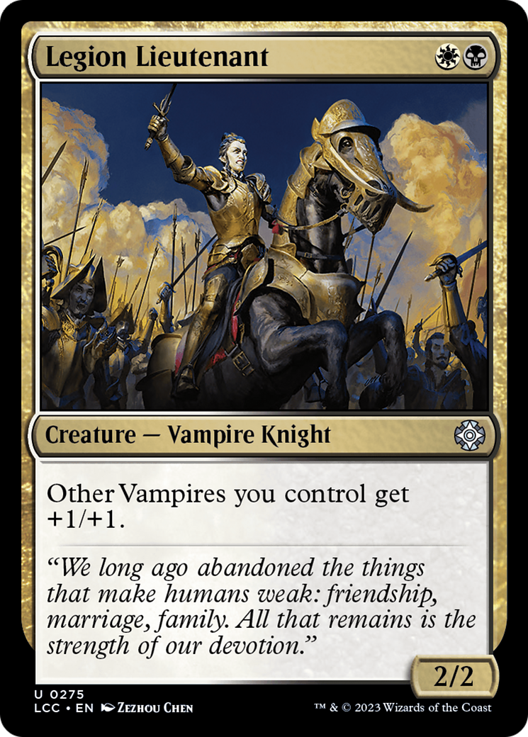 Image of Legion Lieutenant (LCC-275) - The Lost Caverns of Ixalan Commander