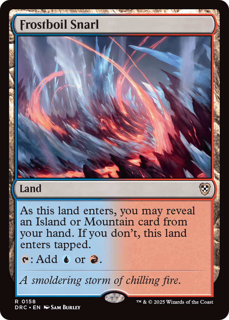 Image of Frostboil Snarl (DRC-158) - Commander: Aetherdrift