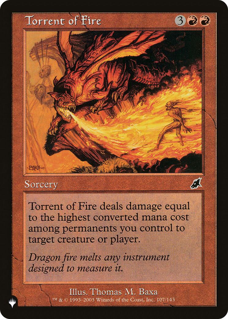 Image of Torrent of Fire (LIST-SCG-107) - The List
