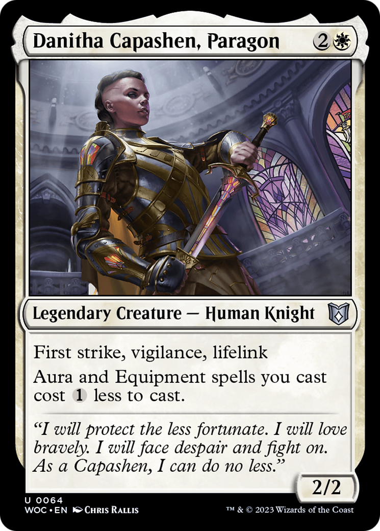 Image of Danitha Capashen, Paragon (WOC-064) - Wilds of Eldraine Commander