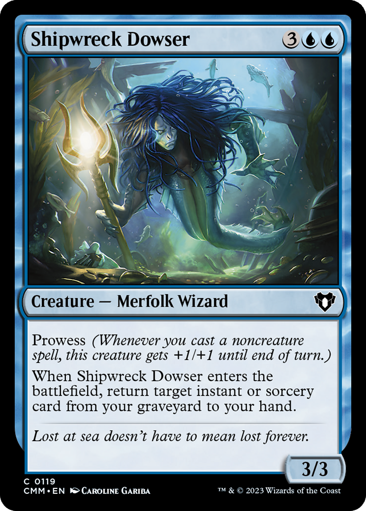 Image of Shipwreck Dowser (CMM-119) - Commander Masters Foil