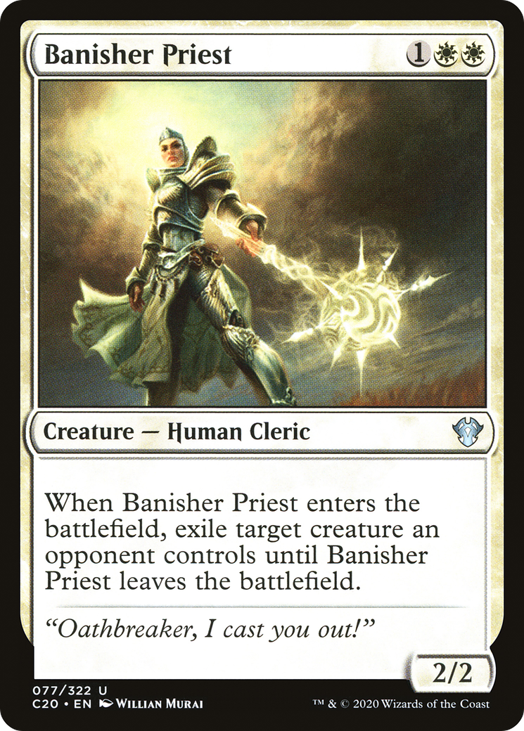 Image of Banisher Priest (C20-077) - Commander 2020