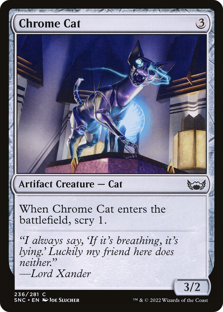 Image of Chrome Cat (SNC-236) - Streets of New Capenna