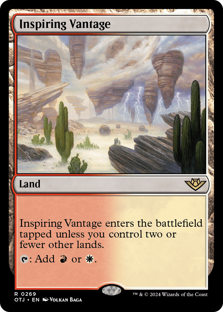 Image of Inspiring Vantage (OTJ-269) - Outlaws of Thunder Junction Foil