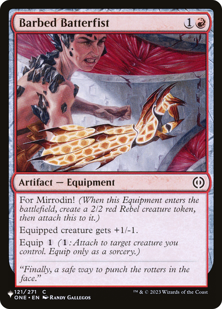 Image of Barbed Batterfist (LIST-ONE-121) - The List