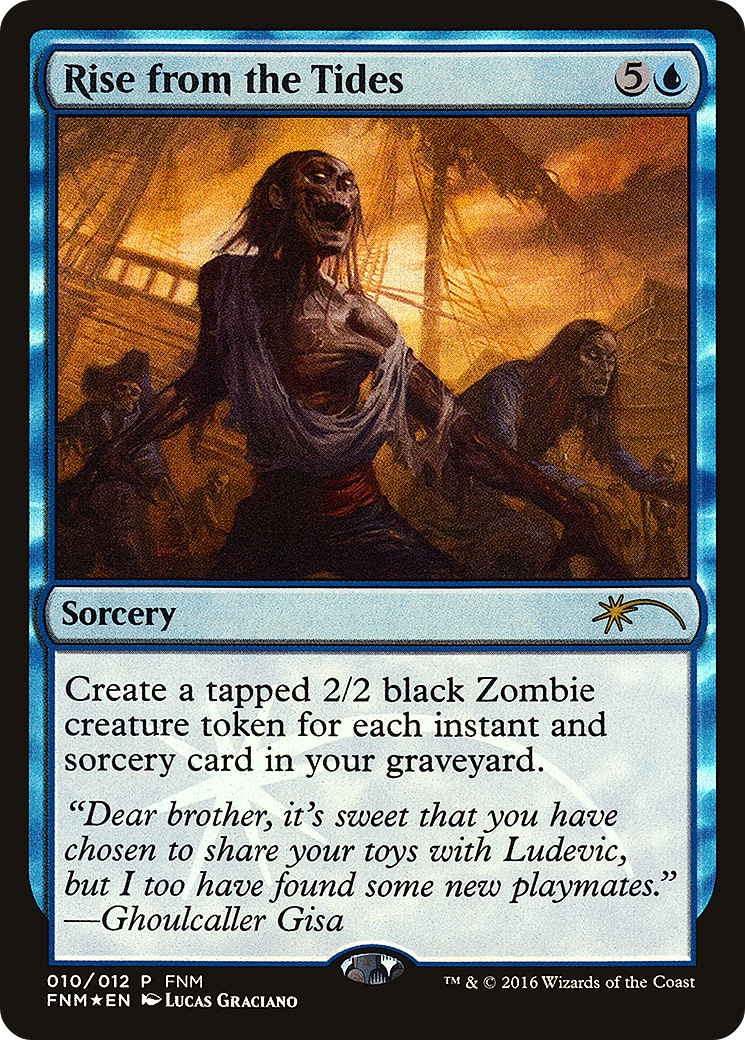 Image of Rise from the Tides (FNM-010) - Friday Night Magic 2016 Foil
