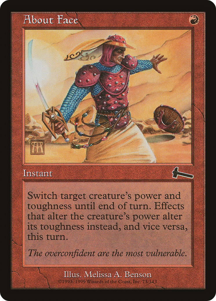 Image of About Face (ULG-073) - Urza's Legacy Foil