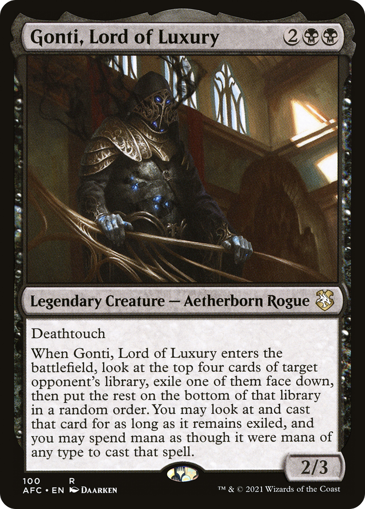 Image of Gonti, Lord of Luxury (AFC-100) - Forgotten Realms Commander