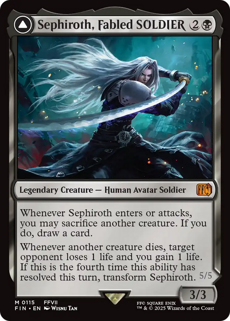 Image of Sephiroth, Fabled SOLDIER (FIN-115) - FINAL FANTASY Foil