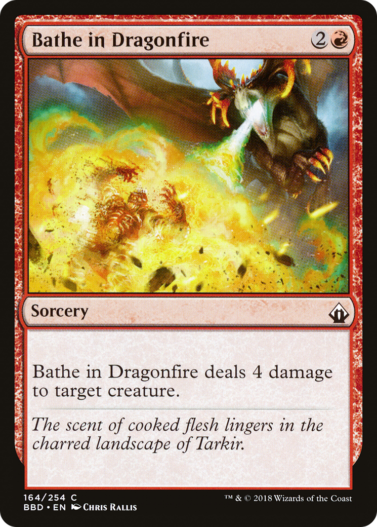Image of Bathe in Dragonfire (BBD-164) - Battlebond Foil