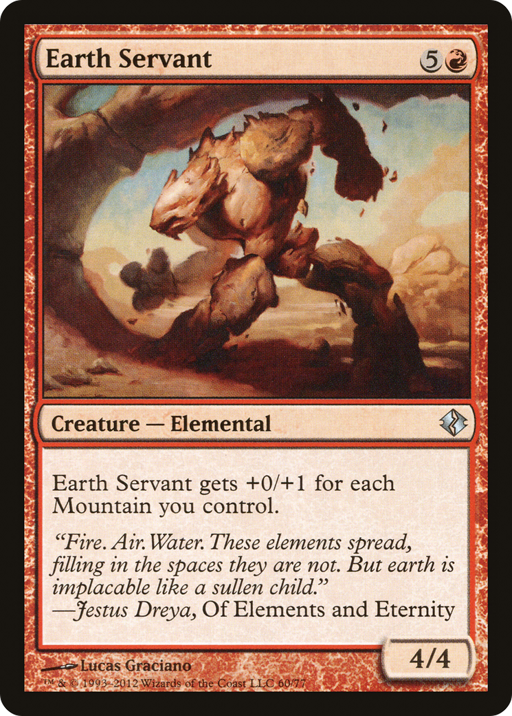 Image of Earth Servant (DDI-060) - Duel Decks: Venser vs. Koth