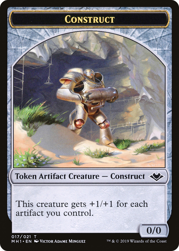 Image of Construct (TMH1-017) - Modern Horizons Tokens Foil