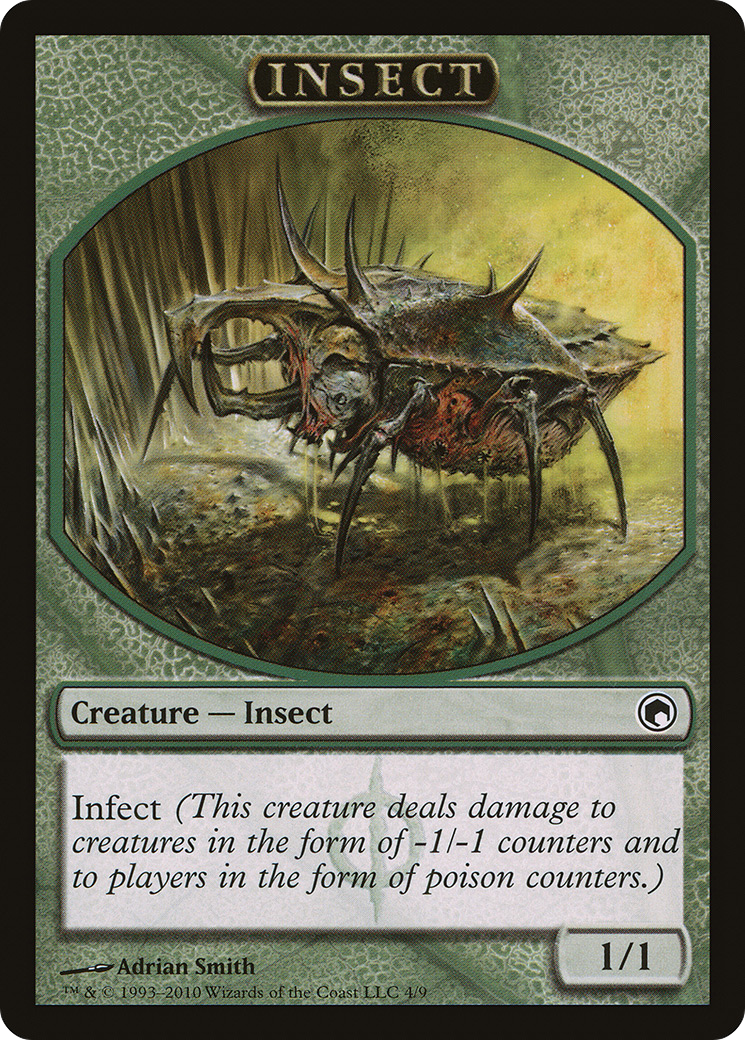 Image of Insect Token (SOM-004) - Scars of Mirrodin Tokens