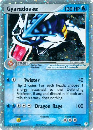 Image of Gyarados ex 109  FireRed & LeafGreen - Ultra Rare