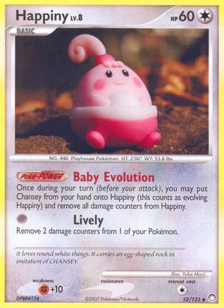 Image of Happiny 052/123  Mysterious Treasures - Uncommon