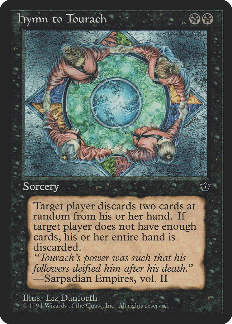 Image of Hymn to Tourach (Circle) (FEM-) - Fallen Empires
