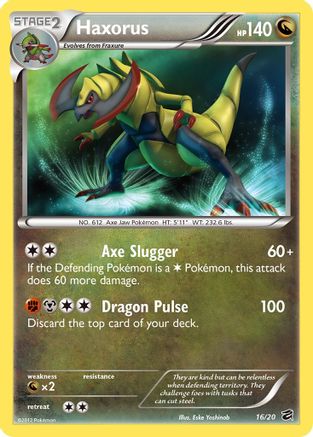 Image of Haxorus 016  - Holofoil Dragon Vault - Holo Rare