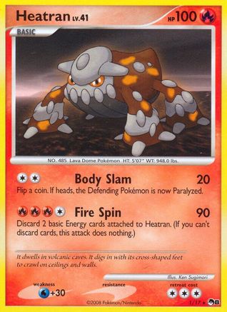 Image of Heatran 001  POP Series 8 - Rare