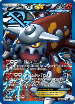 Image of Heatran EX (Team Plasma) (Full Art) 109  - Holofoil Plasma Freeze - Ultra Rare